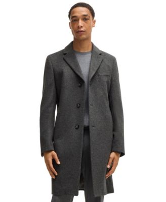 Hugo Boss - Men's Virgin Wool Cashmere Slim-Fit Coat