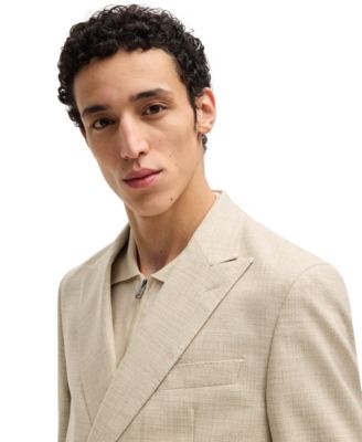 Men's Patterned Tweed Two-Piece Suit