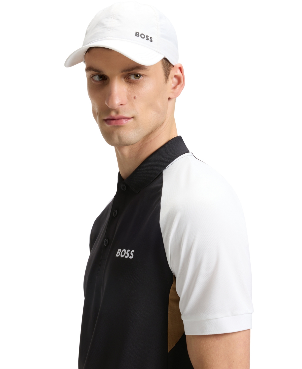 Boss by Hugo Men's Active Paddy Colour-Blocked Polo Shirt