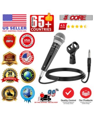 Microphone XLR Dynamic Karaoke Singing Handheld Microfono Professional Vocal DJ Music Mic - 2PCS