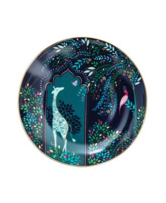 Sara Miller India Cake Plates, Set of 4