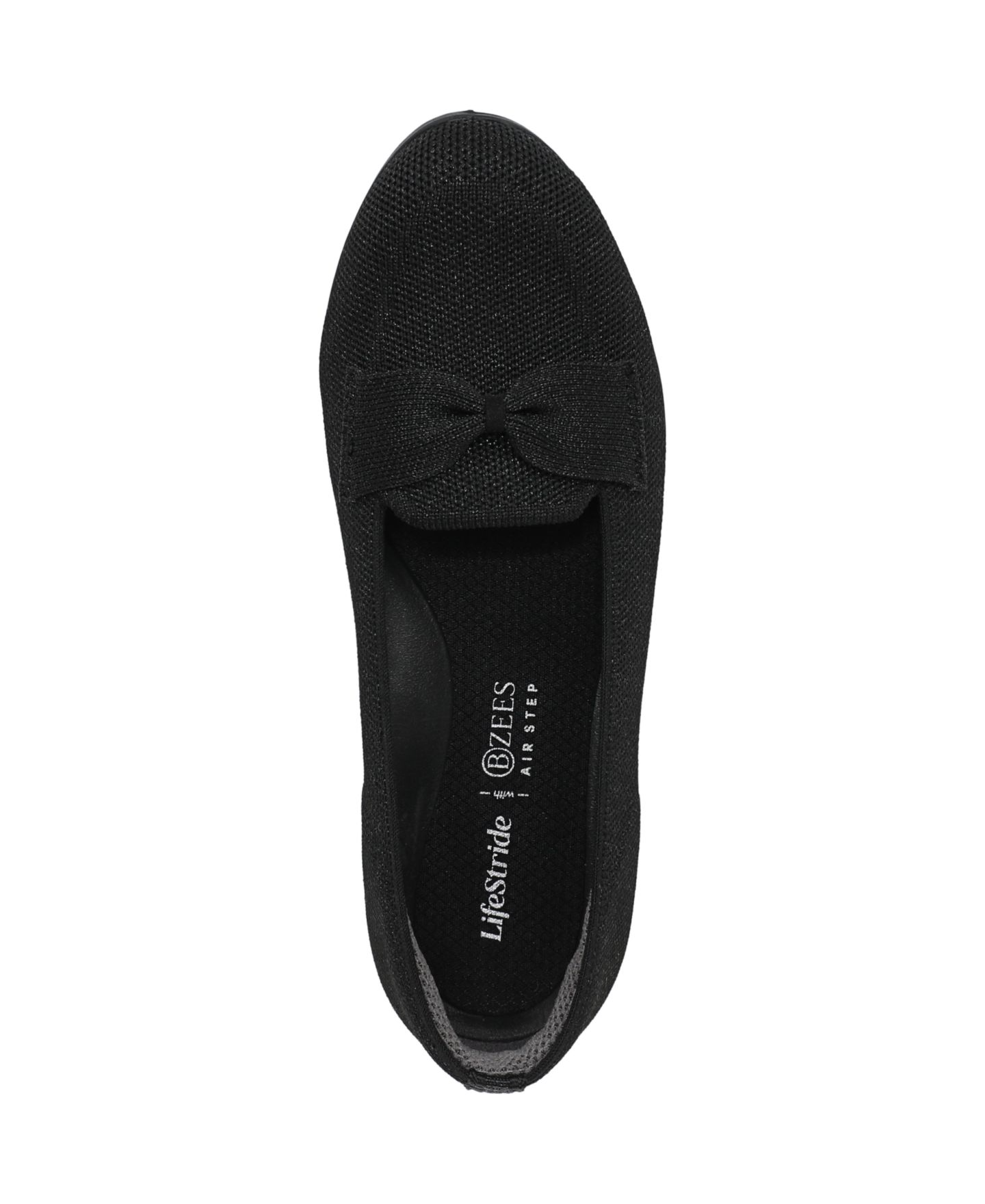 Женские туфли LifeStride Kandi Slip-On, цвет: Чёрный вязаный — фото 3