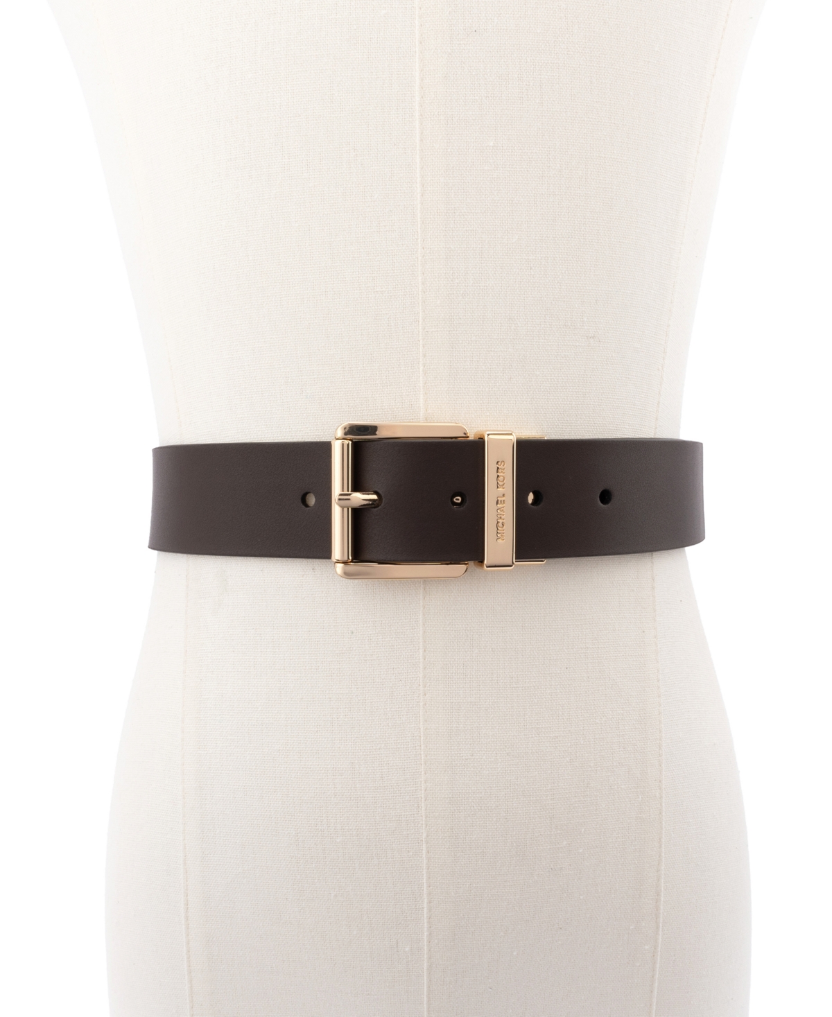 Michael Kors Leather Reversible Belt, 38mm In Brown