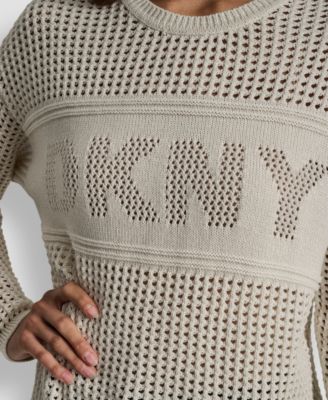 Petite Long-Sleeve Crew Neck Sweater