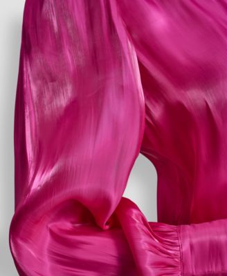 Petite Balloon-Sleeve Blouse