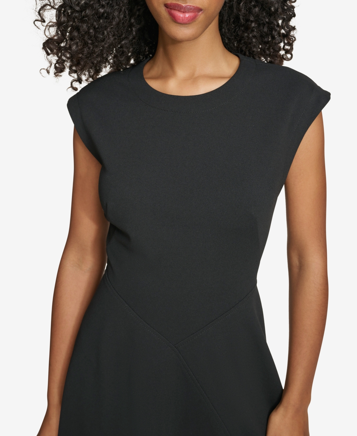 Calvin Klein Women's Crewneck Short-Sleeve Dress