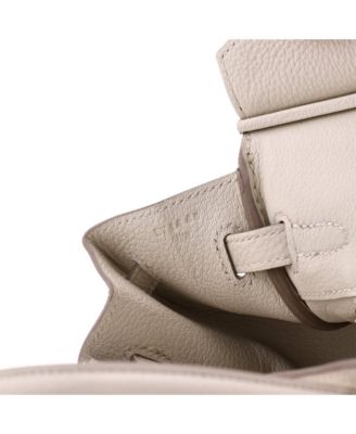 Birkin 25 Handbag Light Togo with Rose Gold Hardware