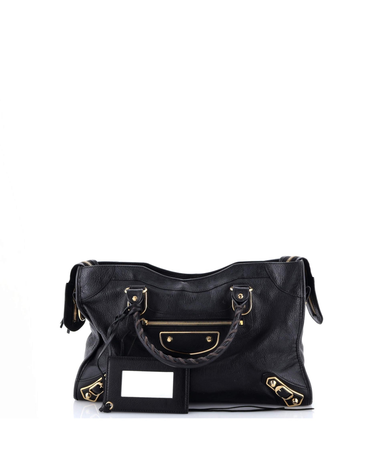 Pre-Owned Balenciaga Medium City Classic Metallic Edge Bag Leather