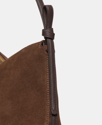 Loop Large Suede Shoulder Bag