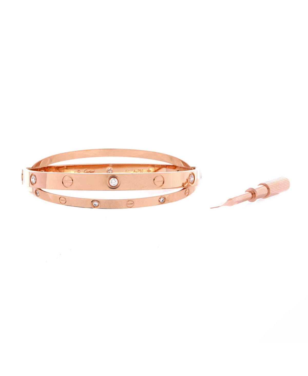 Pre-Owned Cartier Double Love Bracelet