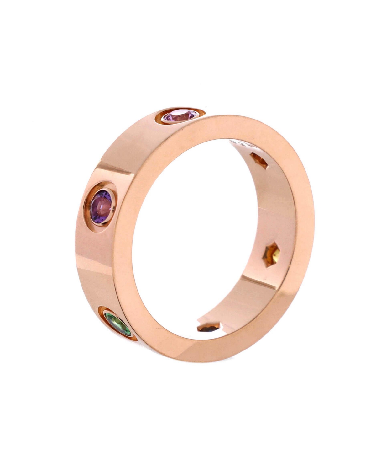 Pre-Owned Cartier Love 6 Stone Band Ring