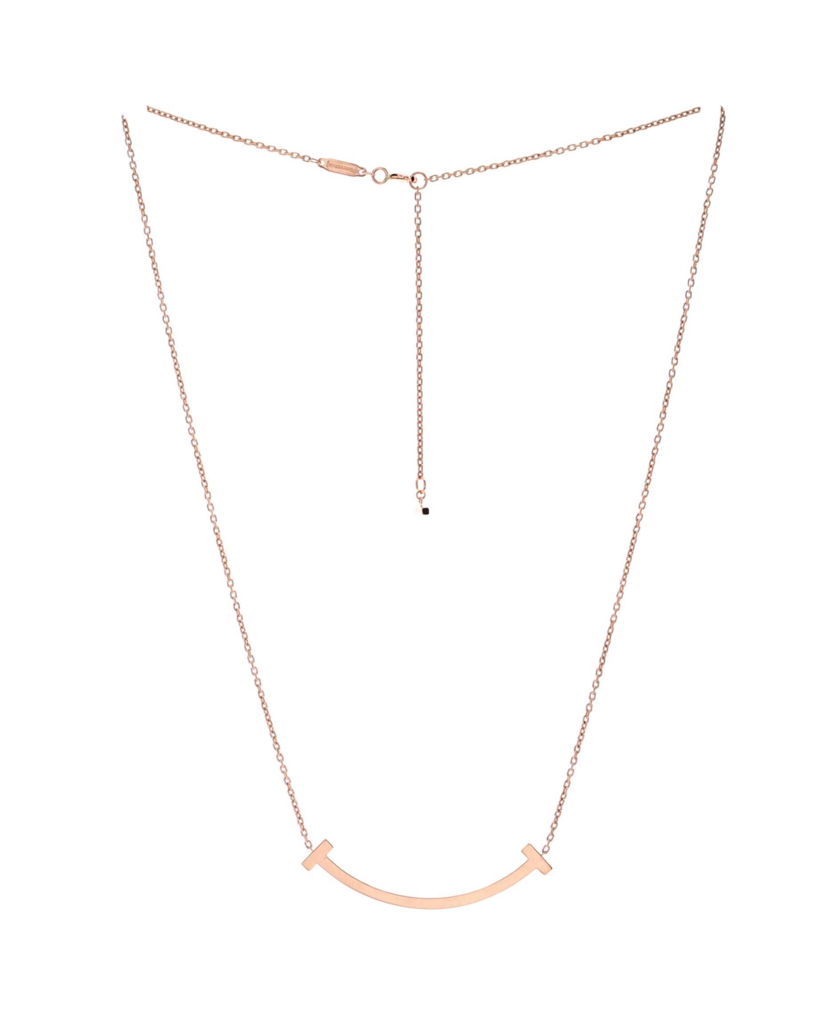 Pre-Owned Tiffany & Co T Smile Pendant Necklace