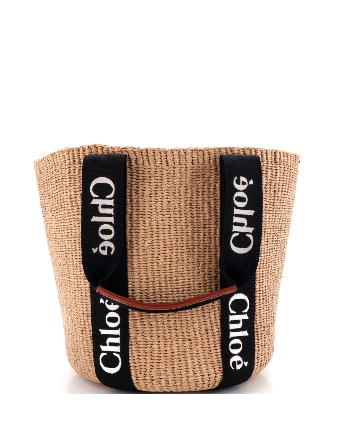 Pre-Owned Chloe Large x Mifuko Woody Tote Raffia