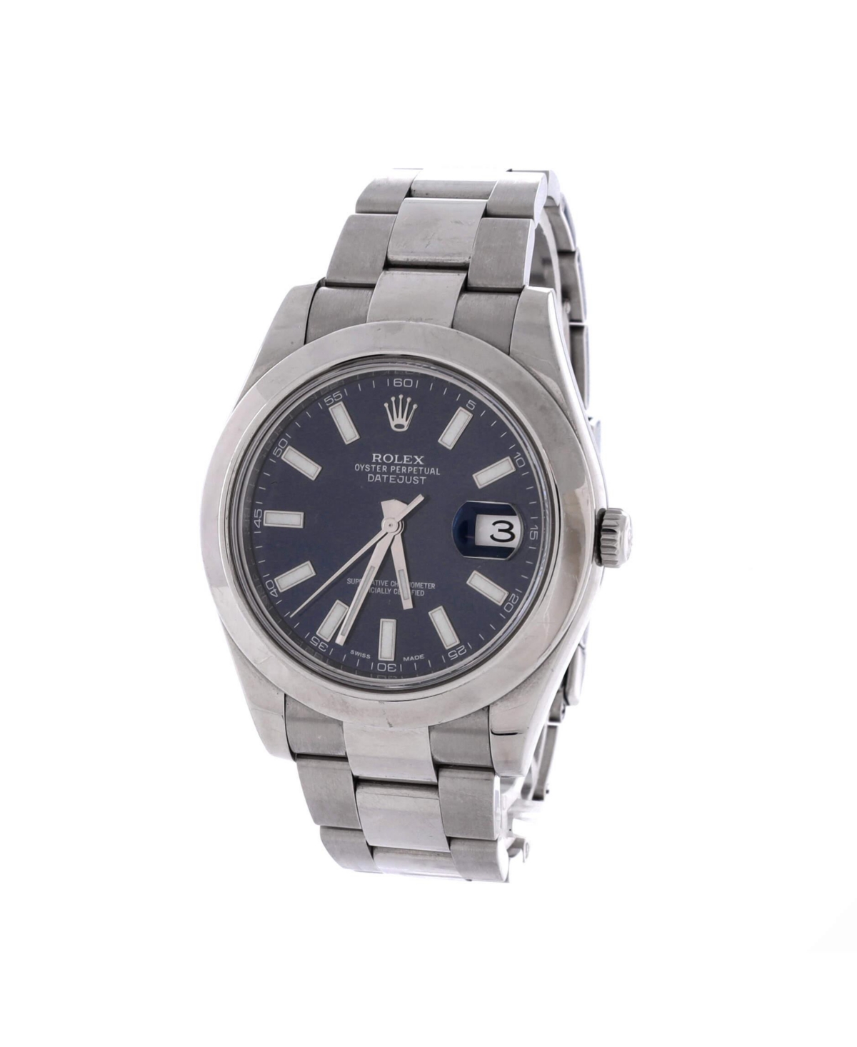 Pre-Owned Rolex Oyster Perpetual Datejust Automatic Watch in Stainless Steel 41mm