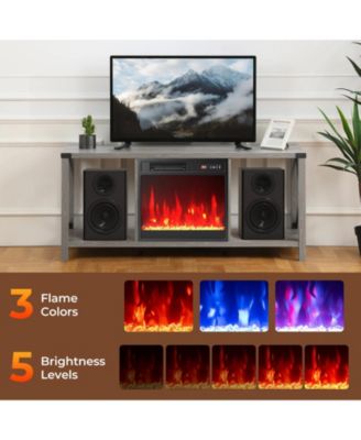 | Electric Fireplace Heater Insert | 18 Inch with Overheat Protection