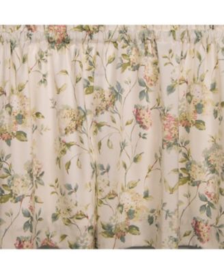 Abigail Design Printed Room Darkening Window Rod Pocket Pair Set With 2 Tiers - 2-Piece - 56x36", Multi