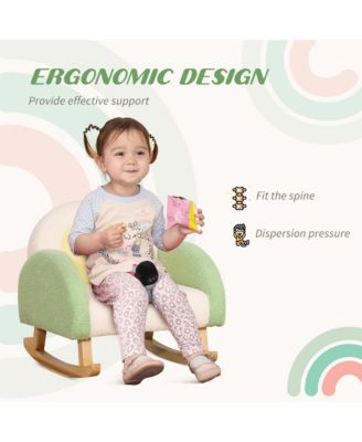 Kids Sofa, Rocking Toddler Sofa Chair, Gift for 18-36 Months,