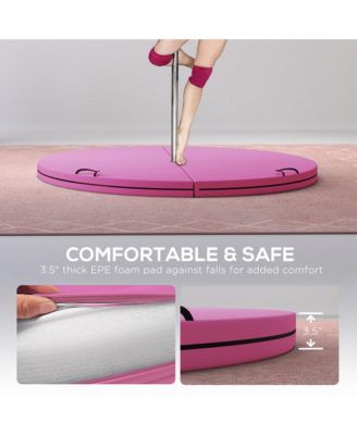 Foldable Pole Dance Crash Mat w/ Handles,