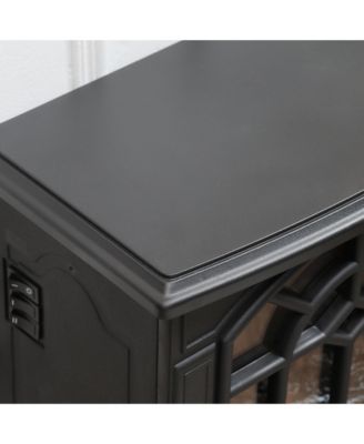 Electric Fireplace Heater with Realistic LED Flames and Logs