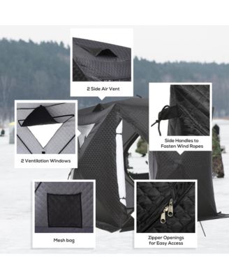 Ice Fishing Shelter for 2, Pop Up Ice Tent,