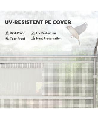 13' x 10' Hoop House with Large Windows Tunnel house,