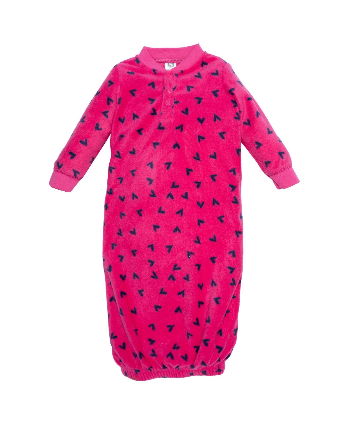 Hudson Baby Baby Girls Hudson Fleece Gowns, Botanical , 0-6 Months