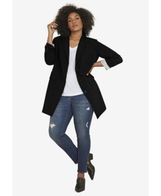 Women's Long Boyfriend Blazer