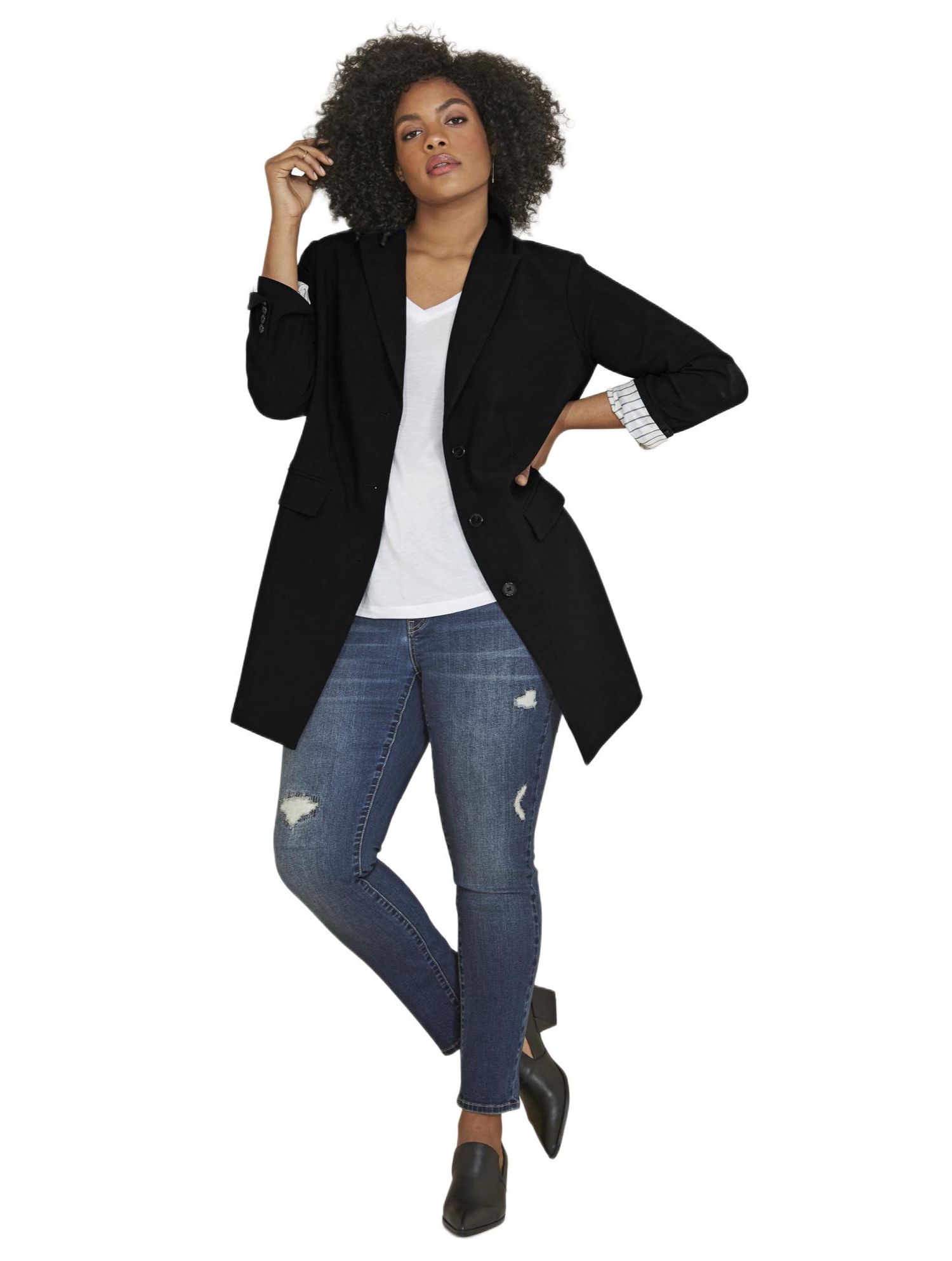 Women's Long Boyfriend Blazer