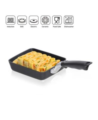 - Tamagoyaki Japanese Omelette Pan/Egg Pan - Black/Medium