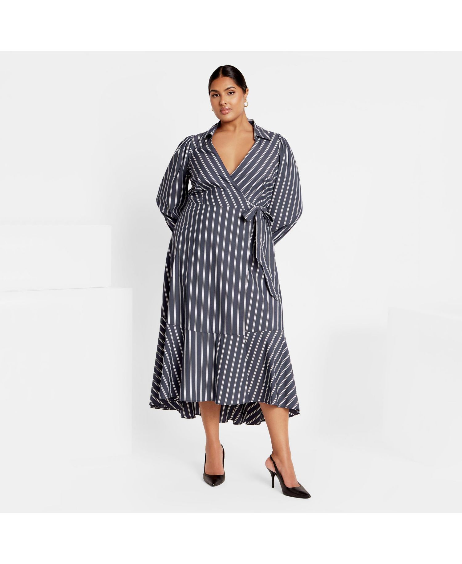 Plus Size Selena Wrap Dress
