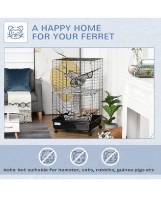 42" Ferret Cage W/ Wheels Brakes, Hammocks,