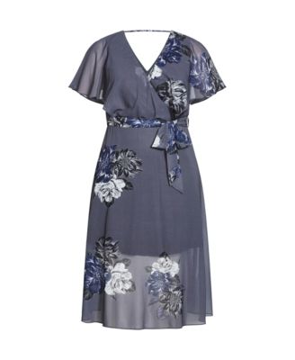 Women's Plus Size Bouquet Dress
