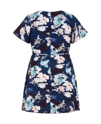 Women's Plus Size Megan Print Dress