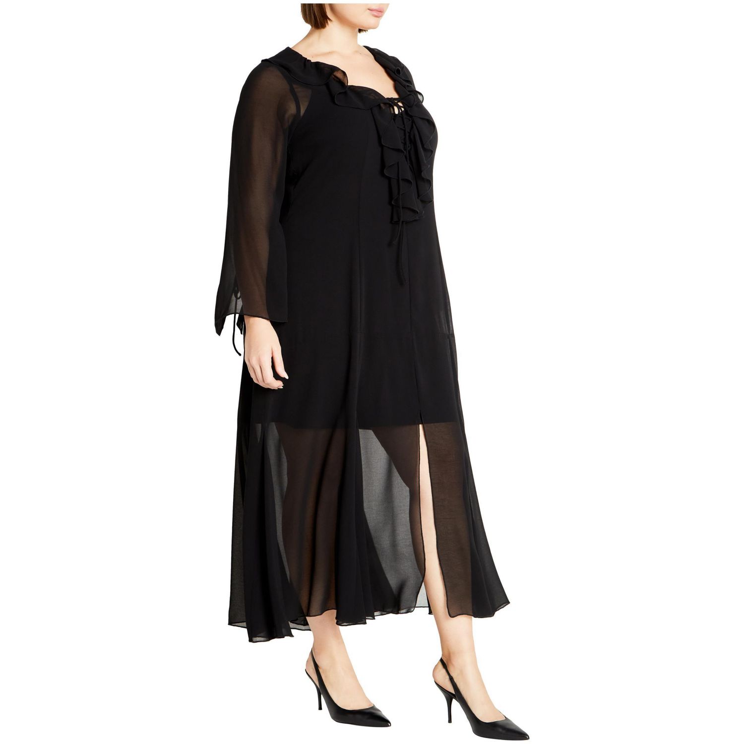 Plus Size Vamp Maxi Dress