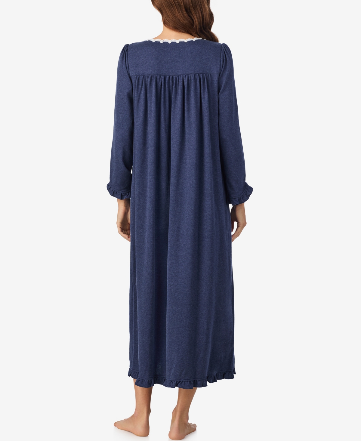 Eileen West Women's Long Sleeve Ballet Nightgown In Blue