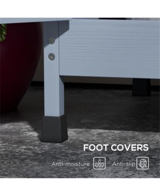 Sturdy Garden Work Bench with Open Shelf Storage