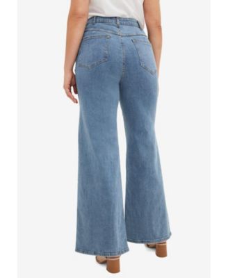 Women's 5-Pocket Wide Leg Jeans