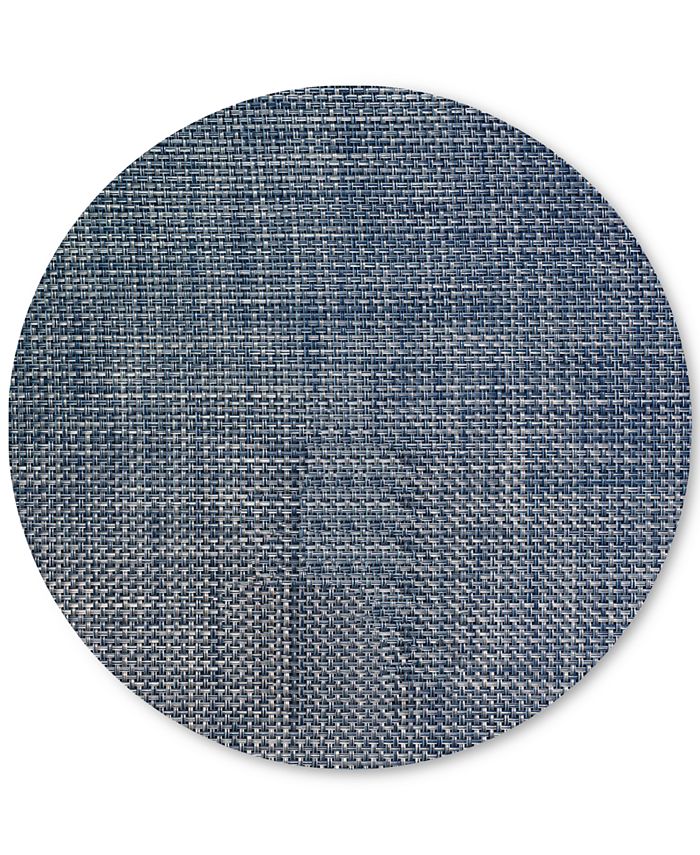 Chilewich - Basketweave Woven Vinyl Placemat, Round