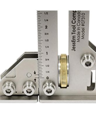 07316 14 Gauge Stainless Steel Tool Setting Gauge - Metric - Small