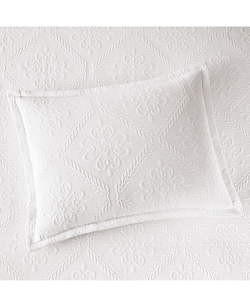 Martha Stewart Collection 100 Cotton Castle Matelassé Full Bedspread, Created for Macy's