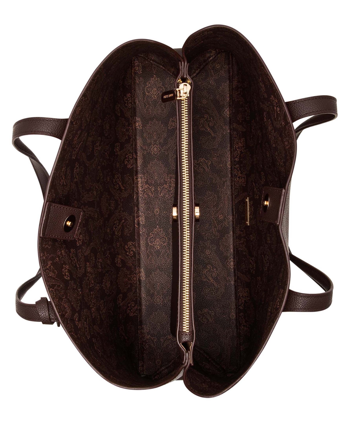 Anne Klein Dome Medium Satchel Bag In Brown