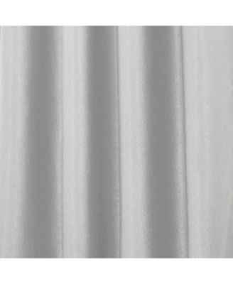 Lydia Matte Embossed One Blackout Panel - 52"x84", Silver
