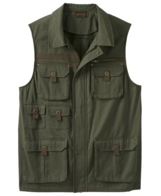 Big & Tall by KingSize 9 Pocket Twill Utility Vest