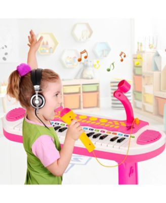 31-Key Kids Piano Keyboard Toy with Microphone and Multiple Sounds for Age 3+