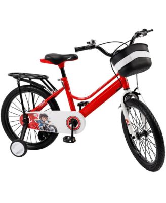 16-Inch Kids Bike with Anti-Pinch Chain Guard & Anti-Tip Training Wheels for All-Round Protection