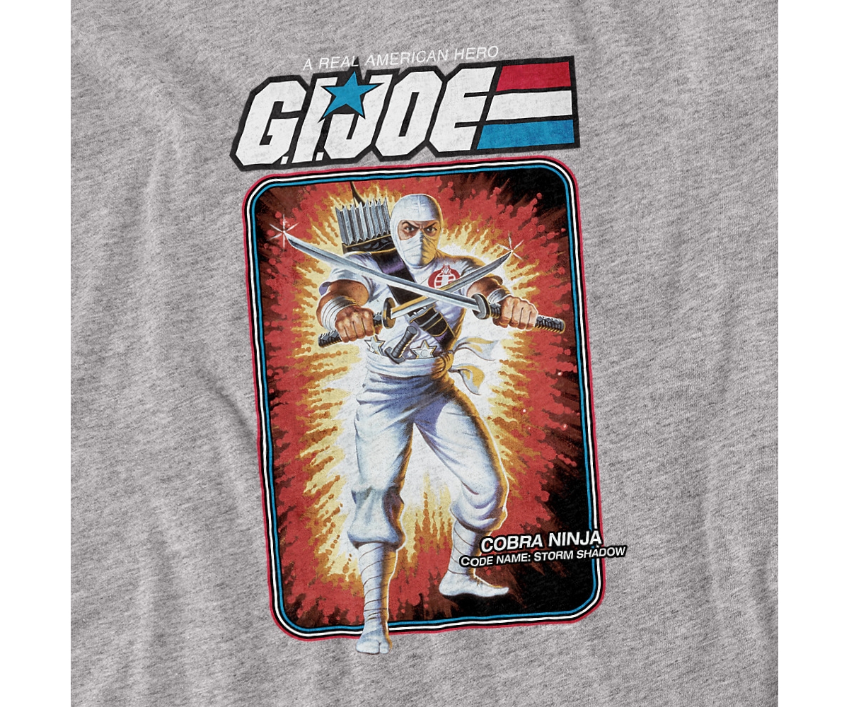 Hasbro+ Men's + G.i. Joe Storm Shadow Card T Shirt