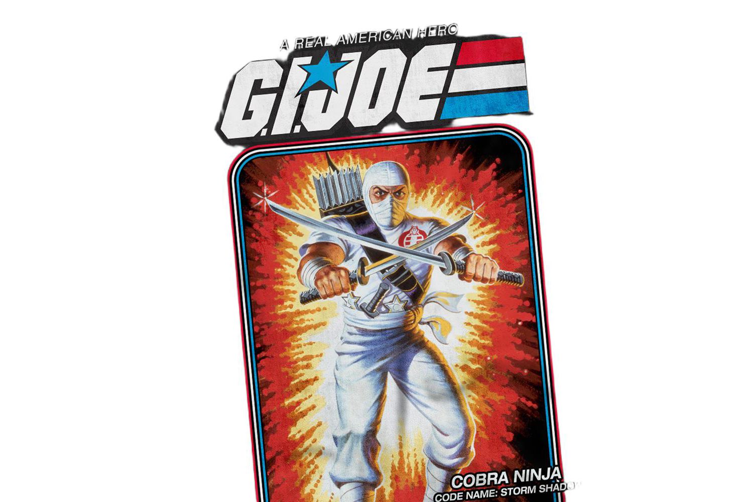 Men's + G.I. Joe Storm Shadow Card T Shirt
