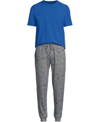 Men's Knit Jersey Pajama Sleep Set