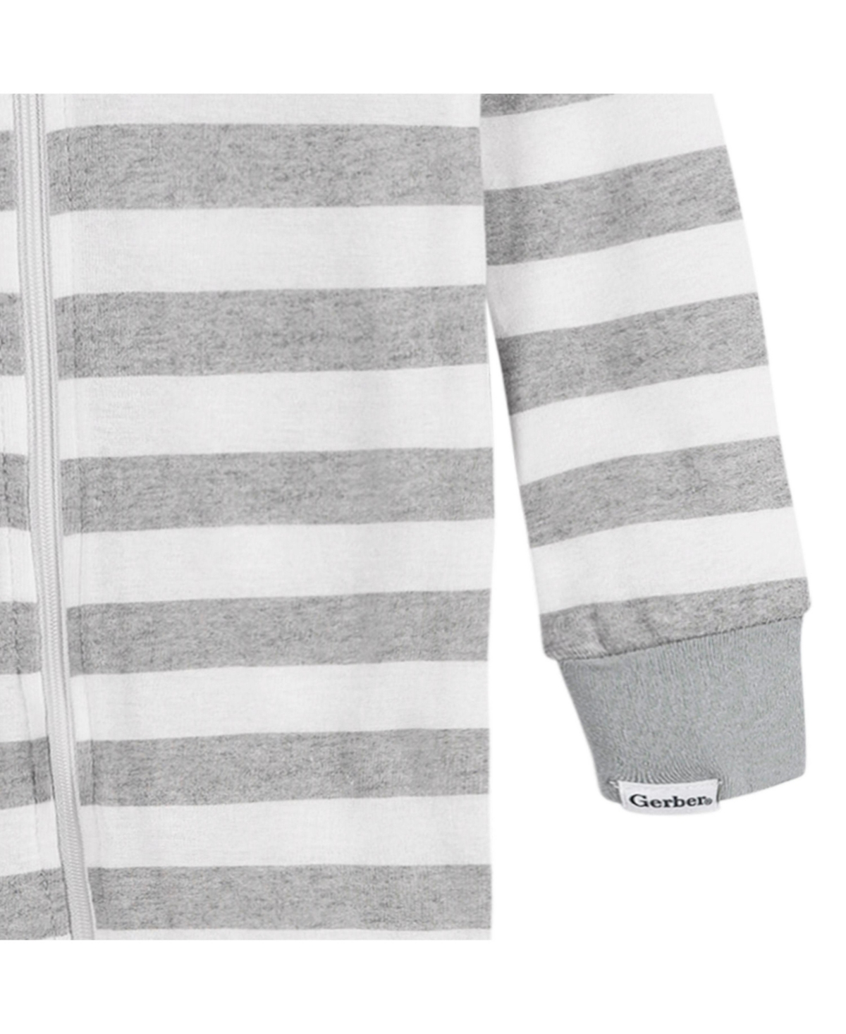 Gerber Toddler Boys 2-Pack Snug Fitting Footless Pajamas, Blue Snowman