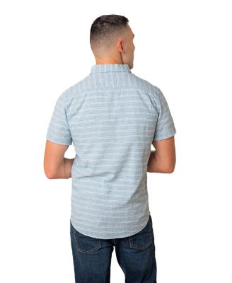 Men's Linen Short Sleeve Button Down Shirt